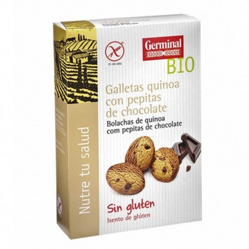 Galletas quinoa cacao gotas...