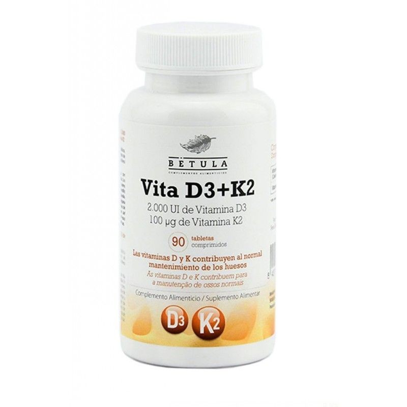 Vita D3 + K2 BETULA 90 capsulas