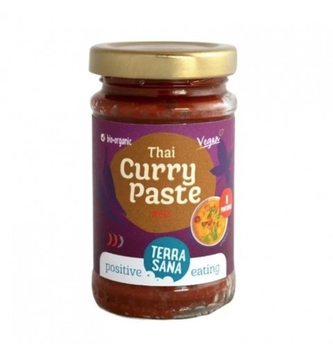 Pesto curry rojo thai TERRASANA 120 gr BIO
