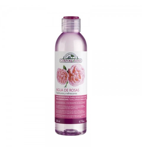 Agua rosas damascena CORPORE SANO 200 ml
