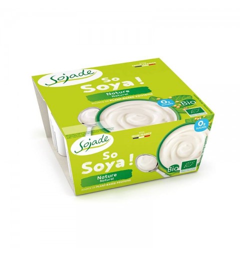 Yogur soja natural SOJADE 4x100 gr BIO