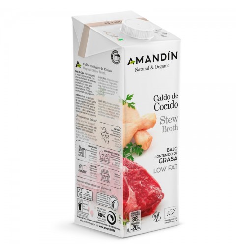 Caldo cocido AMANDIN 1 L BIO