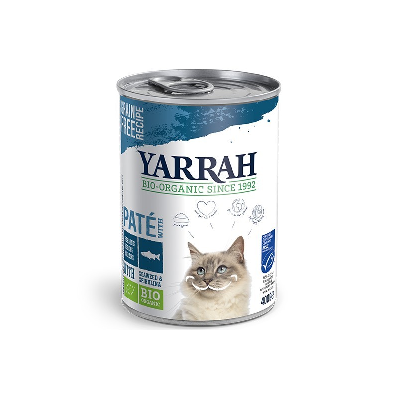 Lata gatos pescado YARRAH 400 gr