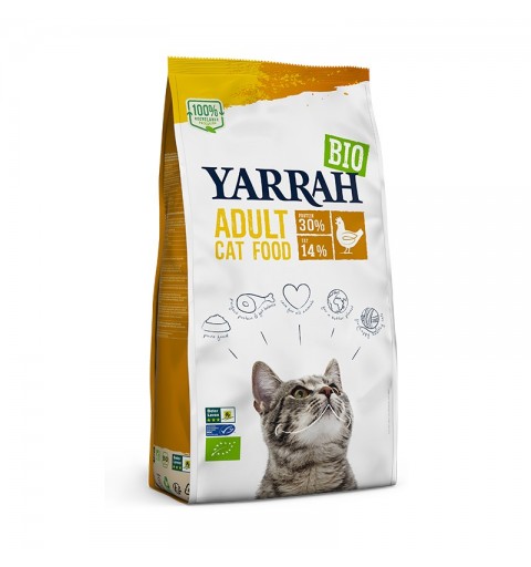 Pienso gatos pollo YARRAH 2,4 kg