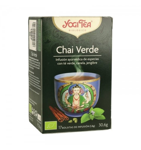 Yogi tea infusion chai verde 17 bolsas BIO