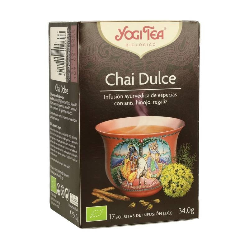 Yogi tea infusion chai dulce 17 bolsas BIO