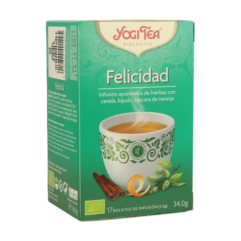 Yogi tea infusion felicidad 17 bolsas BIO