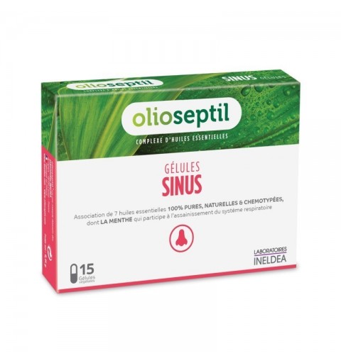 Preparado aceites esenciales sinus OLIOSEPTIL 15 capsulas