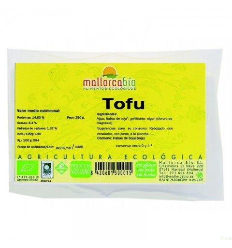 Tofu natural MALLORCA BIO 250 gr