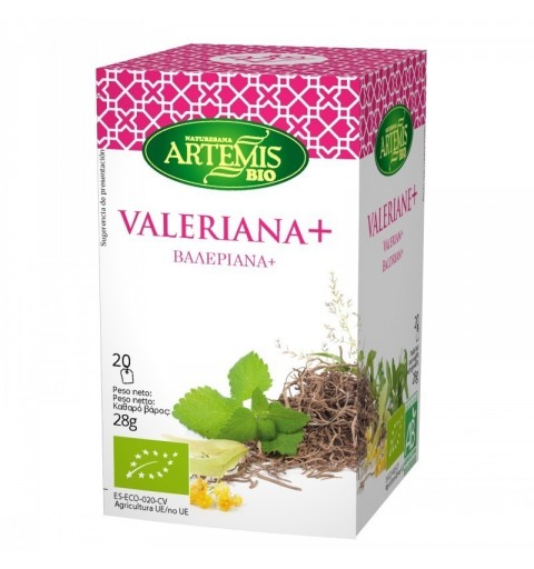 Infusion valeriana (20 filtros) ARTEMIS 30 gr