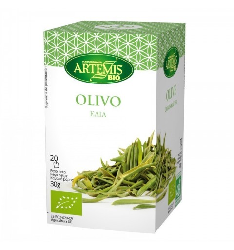 Infusion olivo (20 filtros) ARTEMIS 30 gr