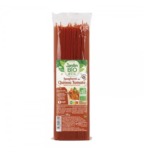Espagueti quinoa tomate JARDIN BIO 500 gr