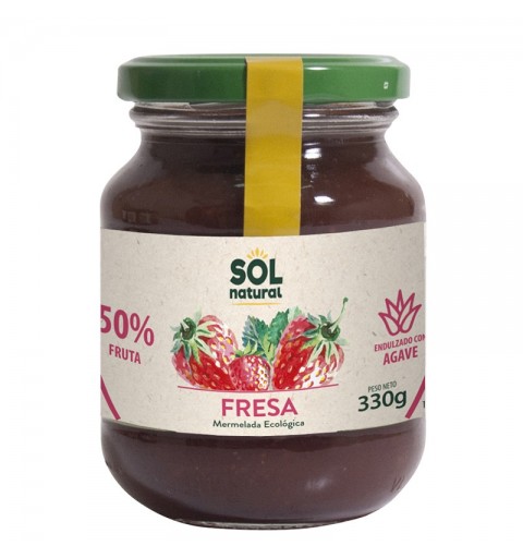 Mermelada fresa agave SOL NATURAL 330 gr BIO