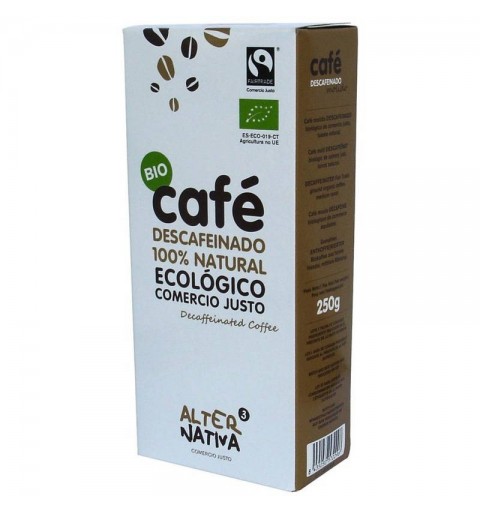 Cafe descafeinado molido ALTERNATIVA 3 (250 gr) BIO