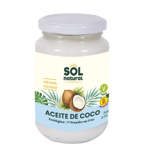 Aceite coco virgen extra SOL NATURAL 370 ml BIO