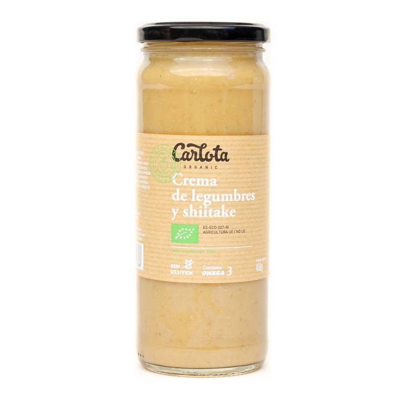 Crema legumbres shiitake CARLOTA 450 gr BIO