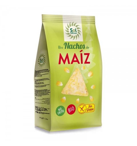Nachos maiz no fritos SOL NATURAL 80 gr BIO