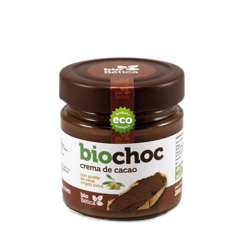 Crema cacao aceite oliva BIOBETICA 200 gr BIO