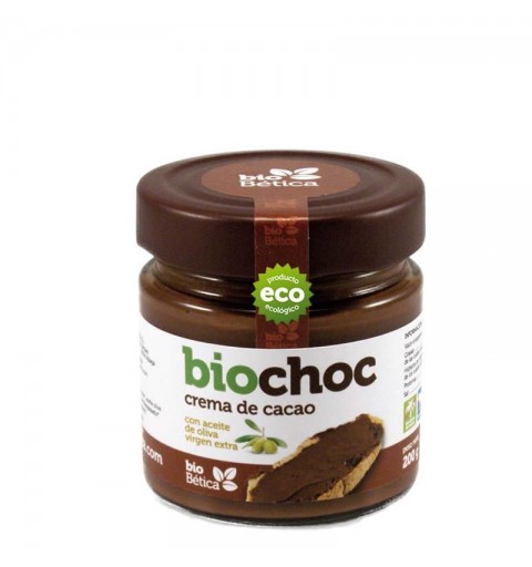 Crema cacao aceite oliva BIOBETICA 200 gr BIO