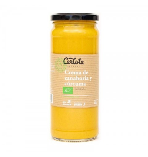 Crema zanahoria curcuma CARLOTA 450 gr BIO
