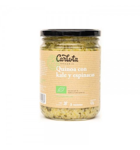 Quinoa kale espinacas CARLOTA 425 gr BIO