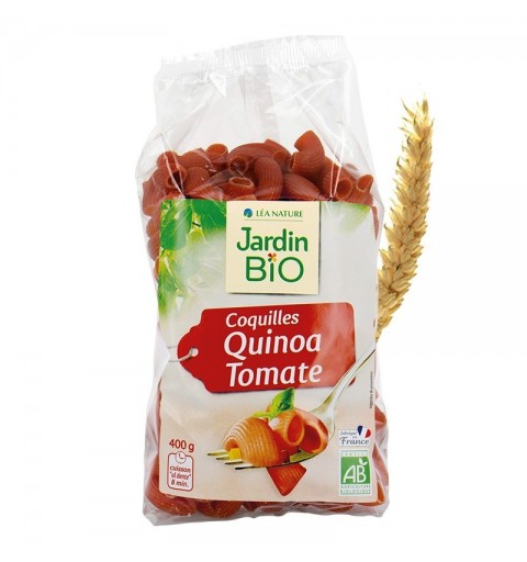 Conchas quinoa tomate JARDIN BIO 400 gr