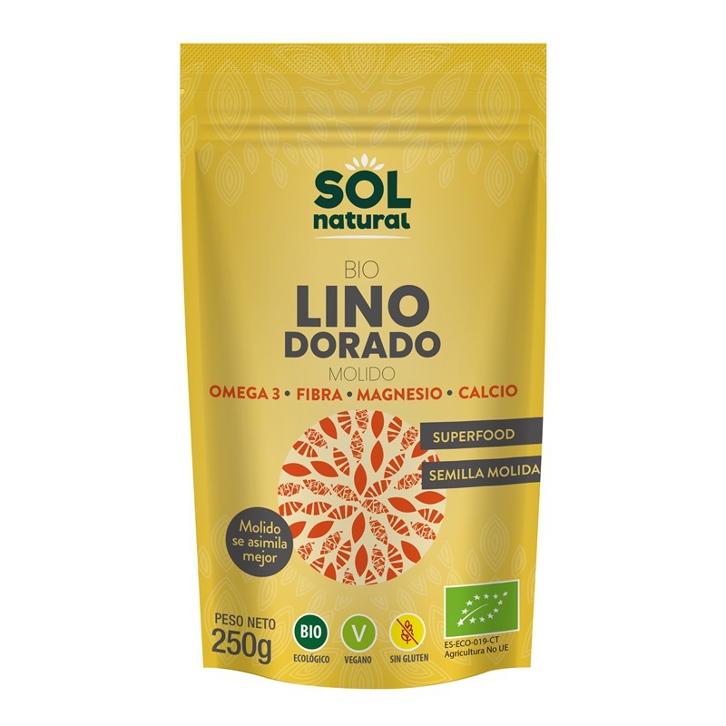 Descubre nuestras Semillas Lino Marrón Molido 250gr. 100% BIO.