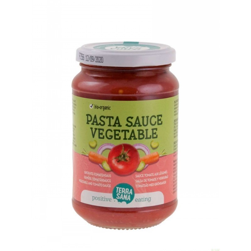 Salsa tomate verduras TERRASANA 340 gr BIO