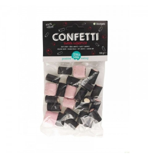 Regaliz dulce confetti TERRASANA 100 gr BIO