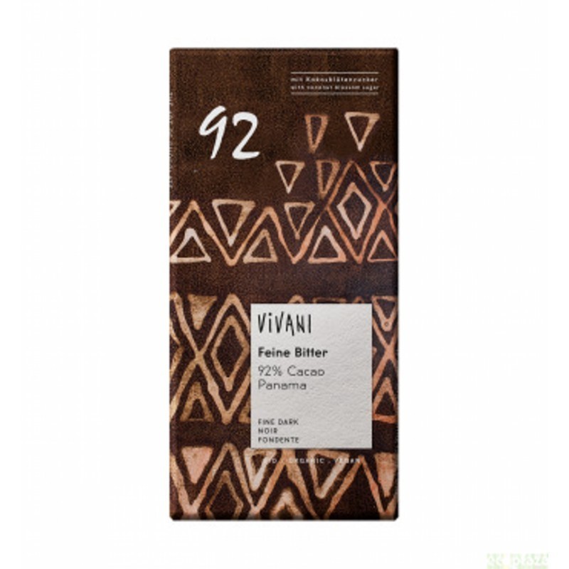 Chocolate negro 92 % VIVANI...