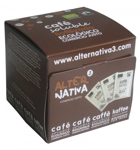 Cafe liofilizado soluble ALTERNATIVA 3 (25x2 gr) BIO