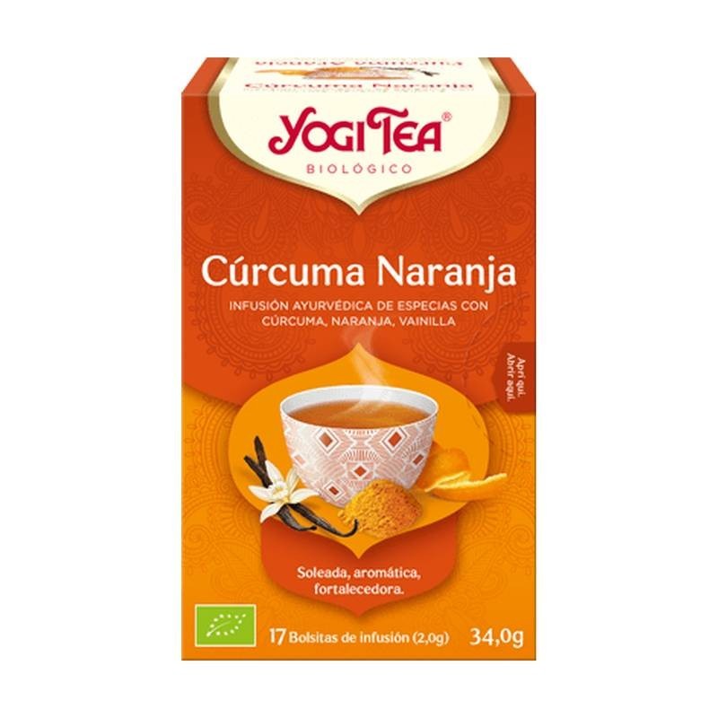 Yogi tea infusion curcuma naranja 17 bolsas BIO