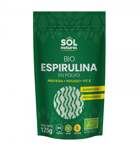 Espirulina SOL NATURAL 125 gr BIO